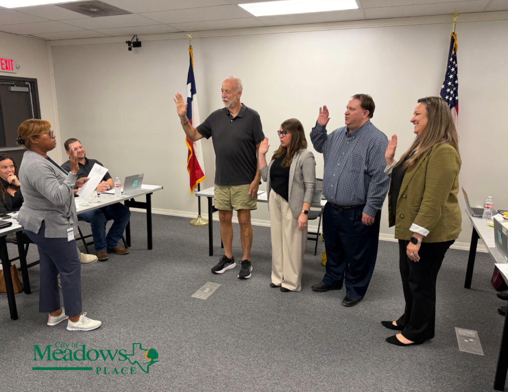swearing in of mayor and council members