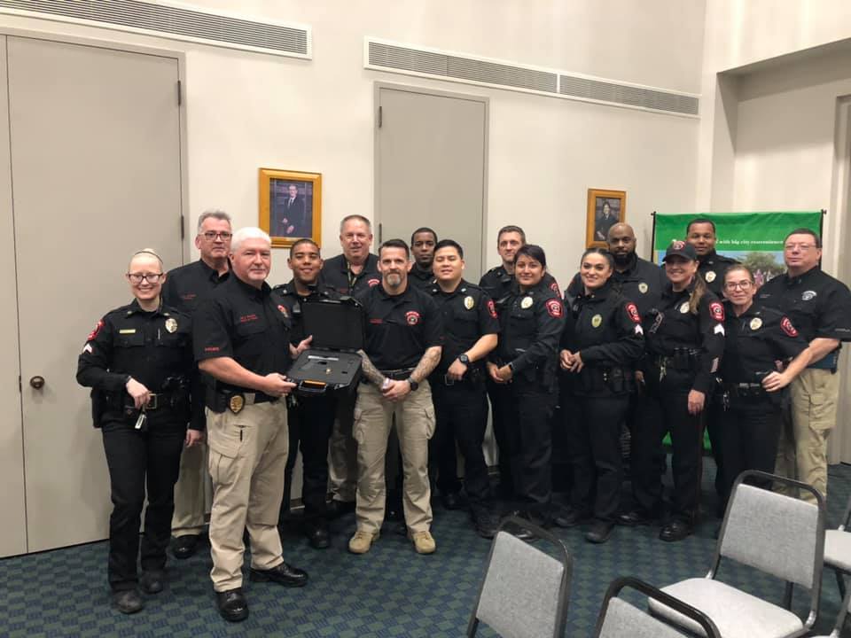 Police Chief Celebrates 25th Anniversary with City | City of Meadows Place